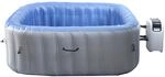 MCW Whirlpool N97 6 Personen Heizbar Aufblasbar Eckig 198cm Grau-Blau