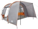 vidaXL Autozelt 2 Personen Grau und Orange Wasserfest 4009508