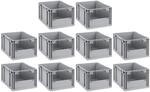 PROREGAL SparSet 10x Eurobox NextGen Insight HxBxT 22 x 30 x 40 cm 20 Liter...