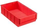 PROREGAL Rote Industriebox 300 B HxBxT 81 x 183 x 30 cm 34 LiterSichtlagerkasten