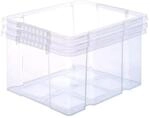 BigDean 3x Stabile Kunststoffbox Eurobox Dreh Stapelbar 44x35x24cm Passt in