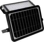 LED's Work Solar-Au&szlig;enleuchte Flutlicht mit Sensor 10 W 1.080,m 3.000 K Schwarz