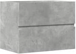 vidaXL Badschrank Betongrau 60x38,5x45 cm Holzwerkstoff 856242