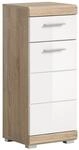 Standschrank 37 cm x 88 cm x 31 cm Sonoma-Wei&szlig;