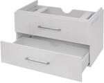 MCW Premium Waschbeckenunterschrank D16 90cm Wei&szlig;