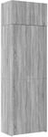 vidaXL Hochschrank Grau Sonoma 70x42,5x225 cm Holzwerkstoff 3281327