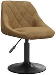 vidaXL Barhocker Braun Samt 335314