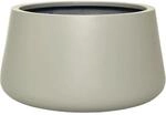 Vivanno Blumentopf Gordo 52 cm x 52 cm x 29 cm Schlammbeige
