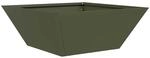 vidaXL Garten-Pflanzgef&auml;&szlig; Olive Gr&uuml;n 40 x 40 x 15 cm 873816