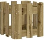vidaXL Pflanzk&uuml;bel Latten-Design 30x30x30 cm Kiefernholz Impr&auml;gniert 832446