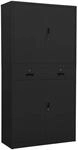 vidaXL B&uuml;roschrank Anthrazit 90x40x180 cm Stahl 336420