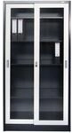 Jet-Line Stahlschrank St Petersburg in Anthrazit-Wei&szlig; 90 x 40 x 185 cm