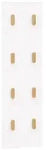 Schildmeyer Hakenpaneel Bjarne 110,6 cm x 30 cm x 2,6 cm Mattwei&szlig;