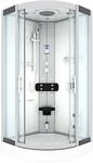 AcquaVapore Duschkabine Dusche D46-10T0-EC Komplettdusche Fertigdusche 90x90