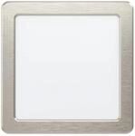 Eglo LED-Einbauspot Fueva 5 Nickelfarben Matt 3.000K 16,6 cm x 16,6 cm