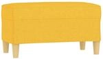 vidaXL Sitzbank Hellgelb 70x35x41 cm Stoff 349372