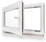 Framelux Kunststofffenster Slimline Wei&szlig; 2-Fach Verglasung 800 x 500 mm