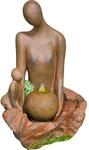 Granimex Wasserspiel Sophie Polyresin Natur 79 cm x 46 cm x 34cm