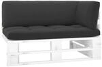 vidaXL Outdoor-Ecksofa Paletten Kiefernholz Impr&auml;gniert Wei&szlig; 3066572