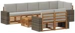 vidaXL Sofagarnituren Massivholz Akazie 3384547