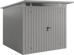 EcoStar Ger&auml;tehaus Euroline Pultdach 229 cm x 262 cm Graualuminium 2-flg.