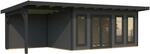 Palmako Holz-Gartenhaus Aurelia Pultdach Lackiert 833 cm x 300 cm 23,1 m&sup2;