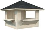 Palmako Marktstand Bianca Set106 Transparent Tauchgrundiert 300 cm x 300 cm...