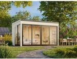 Palmako Holz-Gartenhaus Serena Slide Pultdach Unbehandelt 420 cm x 320 cm
