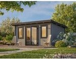 Palmako Holz-Gartenhaus Lisandra Pultdach Lackiert 470 cm x 350 cm 14,2 m&sup2;