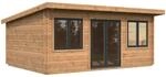 Palmako Holz-Gartenhaus Lisandra Pultdach Tauchgrundiert 550 cm x 400 cm
