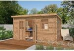 Lasita Holz-Gartenhaus Amira 230 Flachdach Druckimpr&auml;gniert 380 cm x 230 cm