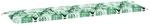vidaXL Gartenbank-Kissen Floral Gr&uuml;n 180 x 50 x 4 cm Oxford Stoff 361176