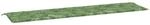 vidaXL Gartenbank-Auflage Blattmuster 200x50x4 cm Stoff 361205
