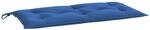vidaXL Gartenbank-Auflage Blau 110x50x7 cm Oxford-Gewebe 361821