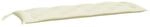 vidaXL Gartenbank-Auflage Cremewei&szlig; 150x50x7 cm Oxford-Gewebe 314958