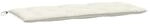 vidaXL Gartenbank-Auflage Melange Creme 120x50x7 cm Stoff 4002544