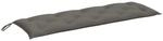 vidaXL Gartenbank-Auflage Melange Dunkelgrau 150x50x7 cm Stoff 4002554