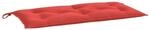 vidaXL Gartenbank-Auflage Rot 110x50x7 cm Oxford-Gewebe 361817