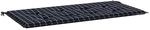 vidaXL Gartenbank-Auflage Schwarz Karomuster 120x50x4 cm Oxford-Gewebe 361136