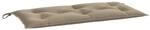 vidaXL Gartenbank-Auflage Taupe 110x50x7 cm Oxford-Gewebe 361819
