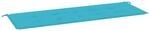 vidaXL Gartenbank-Auflage T&uuml;rkis 150x50x4 cm Oxford-Gewebe 361163