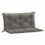 vidaXL Gartenbank-Auflagen 2 Stk Melange Dunkelgrau 100x50x7 cm Stoff 4002587
