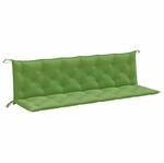 vidaXL Gartenbank-Auflagen 2 Stk Melange Gr&uuml;n 200x50x7 cm Stoff 4002635