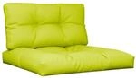 vidaXL Palettenkissen 2-Tlg Knallgr&uuml;n Stoff 360700