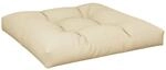 vidaXL Palettenkissen Beige 80x80x12 cm Stoff 360494