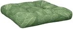 vidaXL Palettenkissen Blattmuster 60x61,5x10 cm Oxford-Gewebe 360897