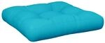 vidaXL Palettenkissen T&uuml;rkis 58x58x10 cm Oxford-Gewebe 360921