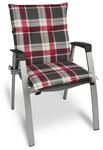 Beautissu Sunny RK Niederlehner 100x50x6cm Bordeaux Kariert