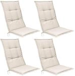 Beautissu Base HL Hochlehner 120x50x6cm Natur 4tlg