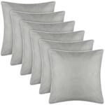 Bestlivings Outdoor Kissen mit Wei&szlig;er Paspel Beige 6 St&uuml;ck 6er Pack